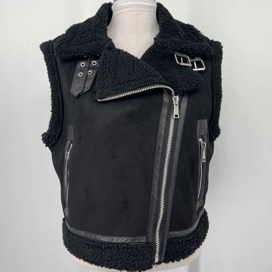 Mark Edward Faux Suede Mono Vest
