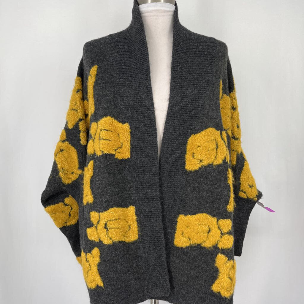 Pilcro Oversized Floral Cardigan