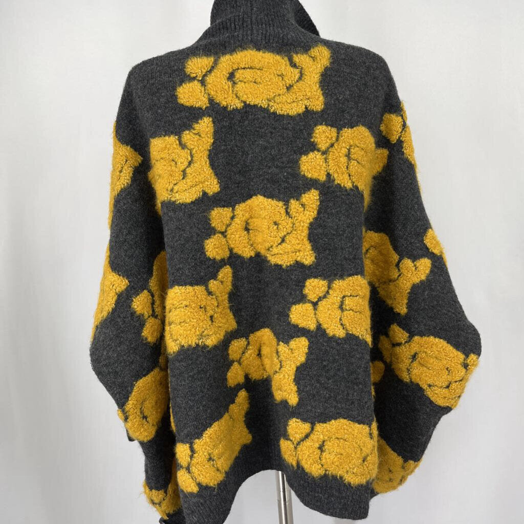 Pilcro Oversized Floral Cardigan