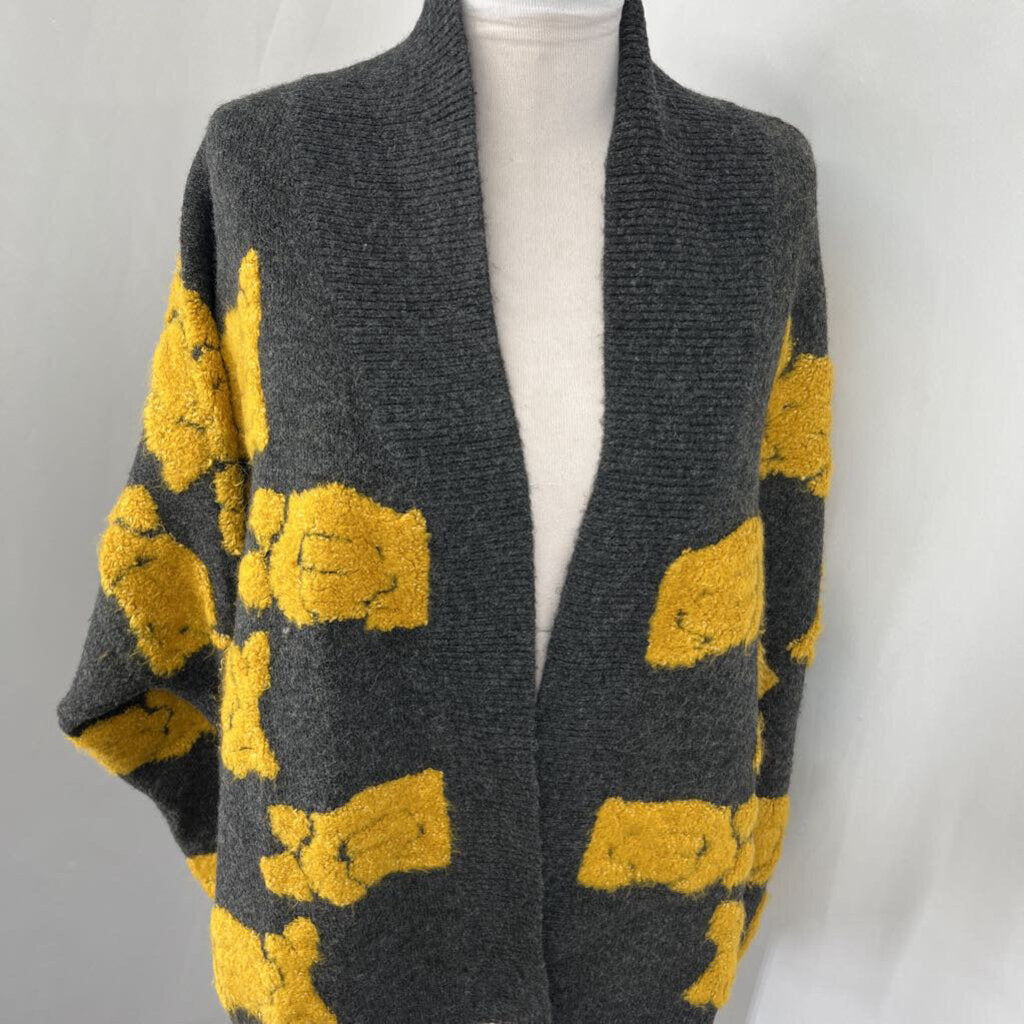 Pilcro Oversized Floral Cardigan