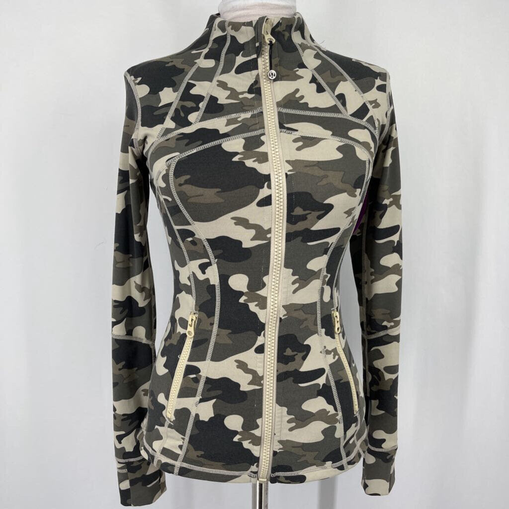 Lululemon Zip Up Camo Jacket