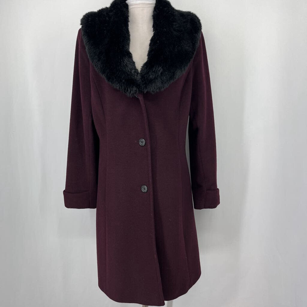 Lauren Coat w Faux Fur Collar