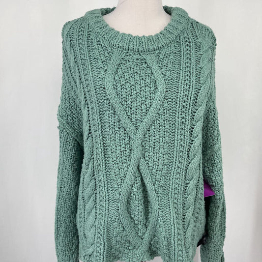 Free People Aqua LS Sweater