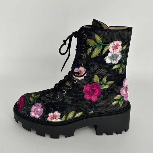 Betsey Johnson Floral Boots