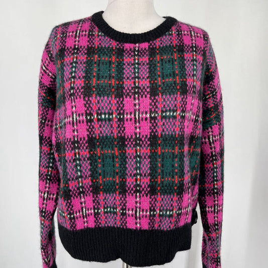 Lauren LS Plaid Sweater