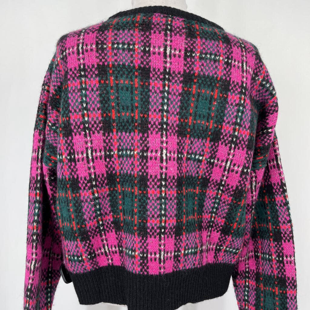 Lauren LS Plaid Sweater