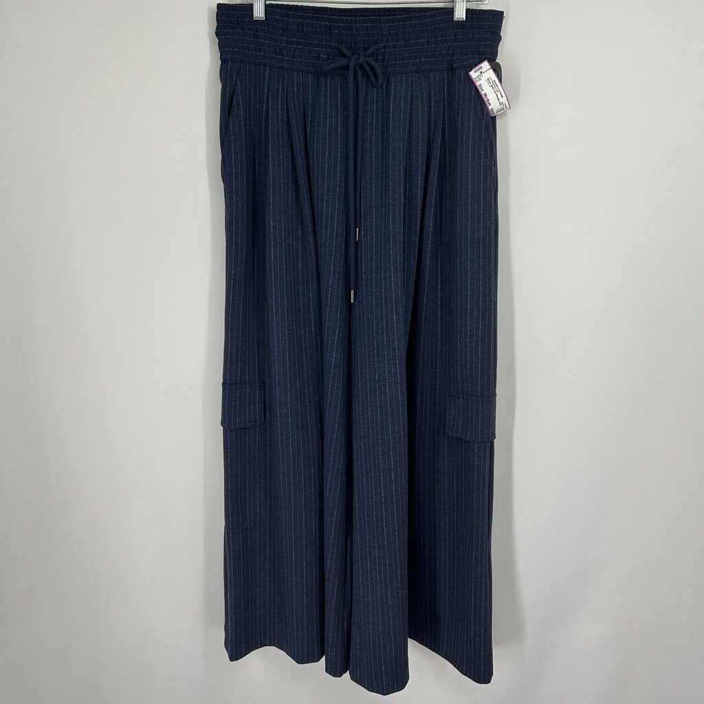 Maeve Wide Leg Pinstripe Pants