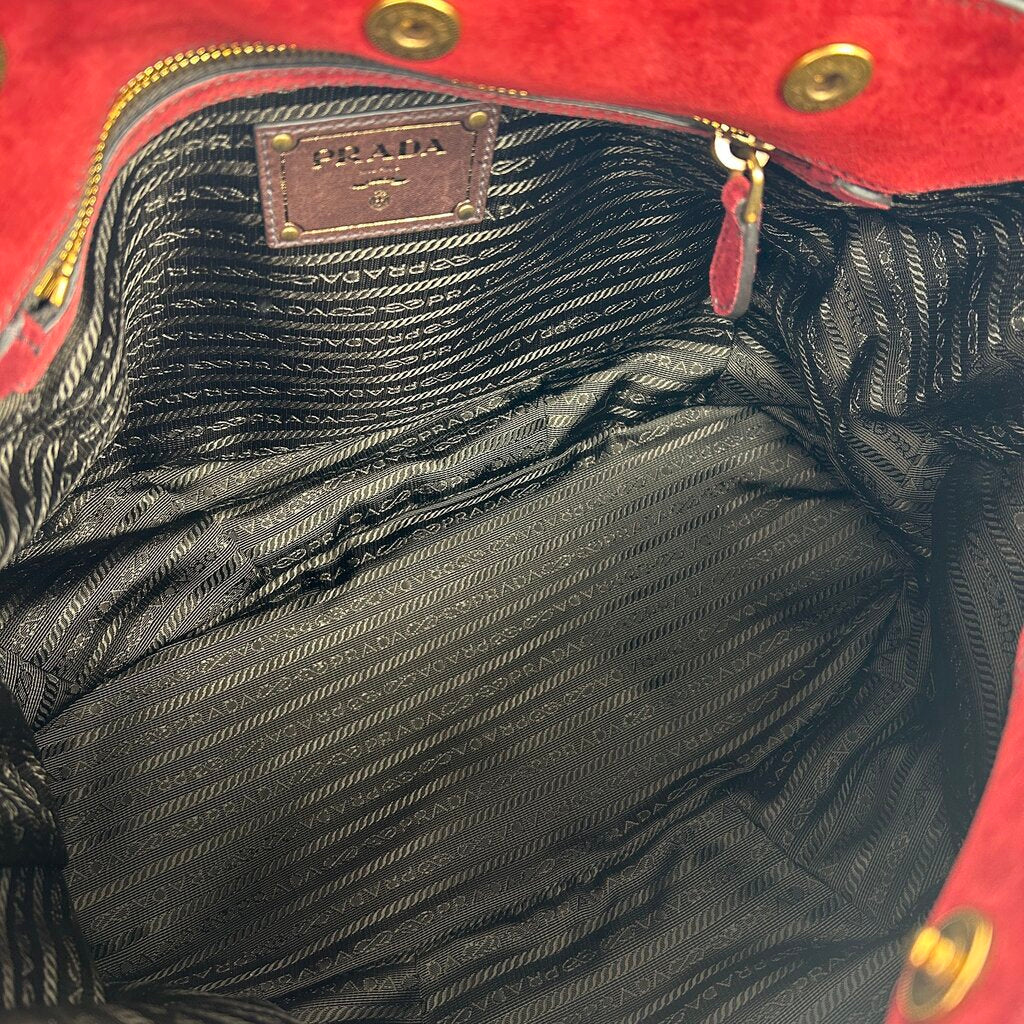 Prada Suede Handbag