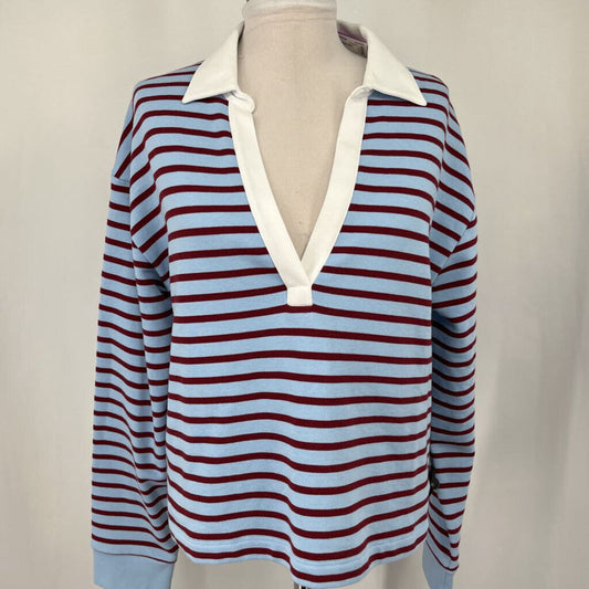 Evereve L/s Striped Polo