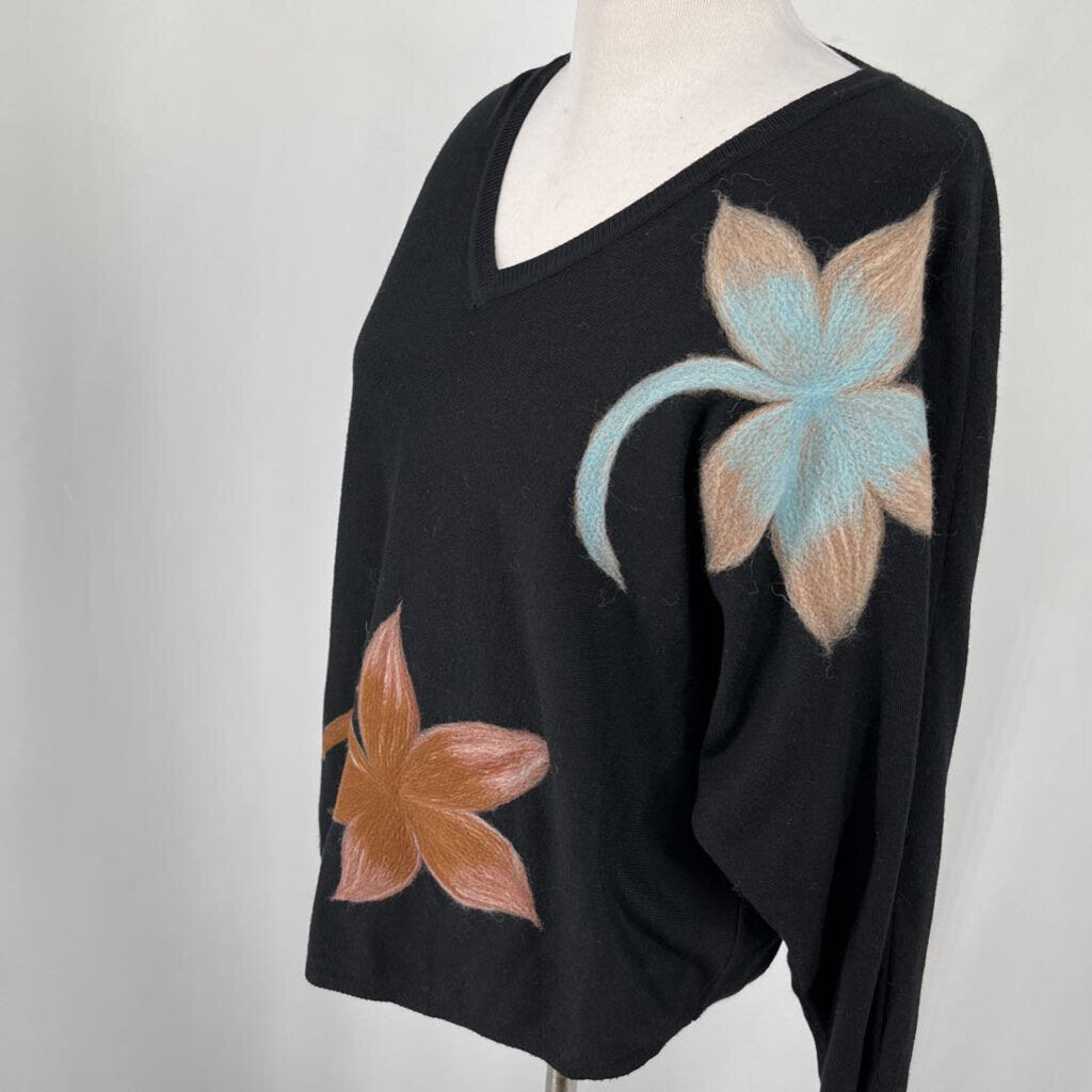 Aaeda Ls Floral Sweater
