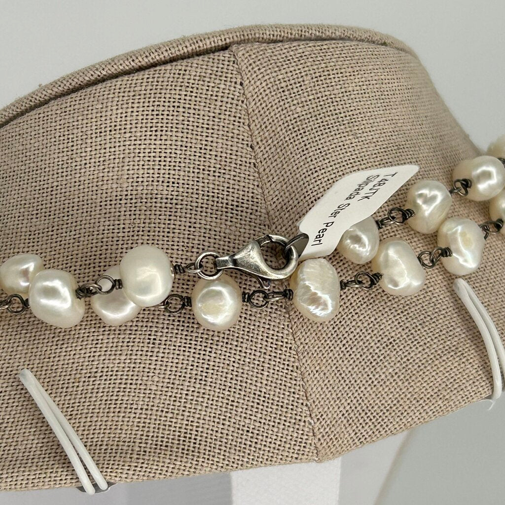 Silpada Pearl and Sterling Necklace