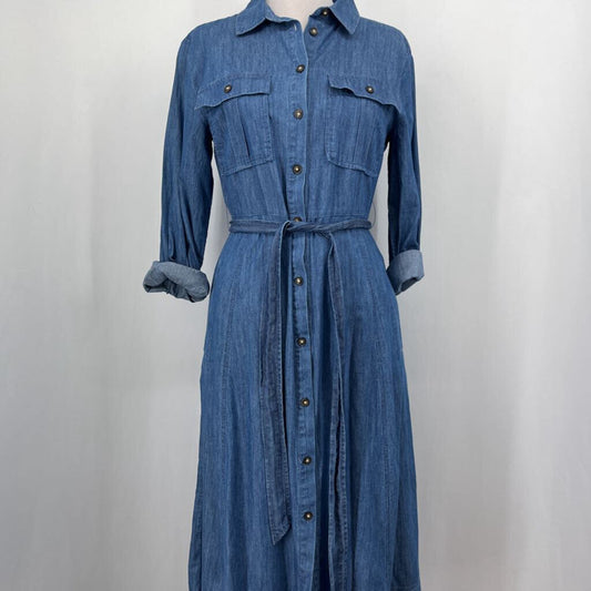 Loft L/S Chambray Dress