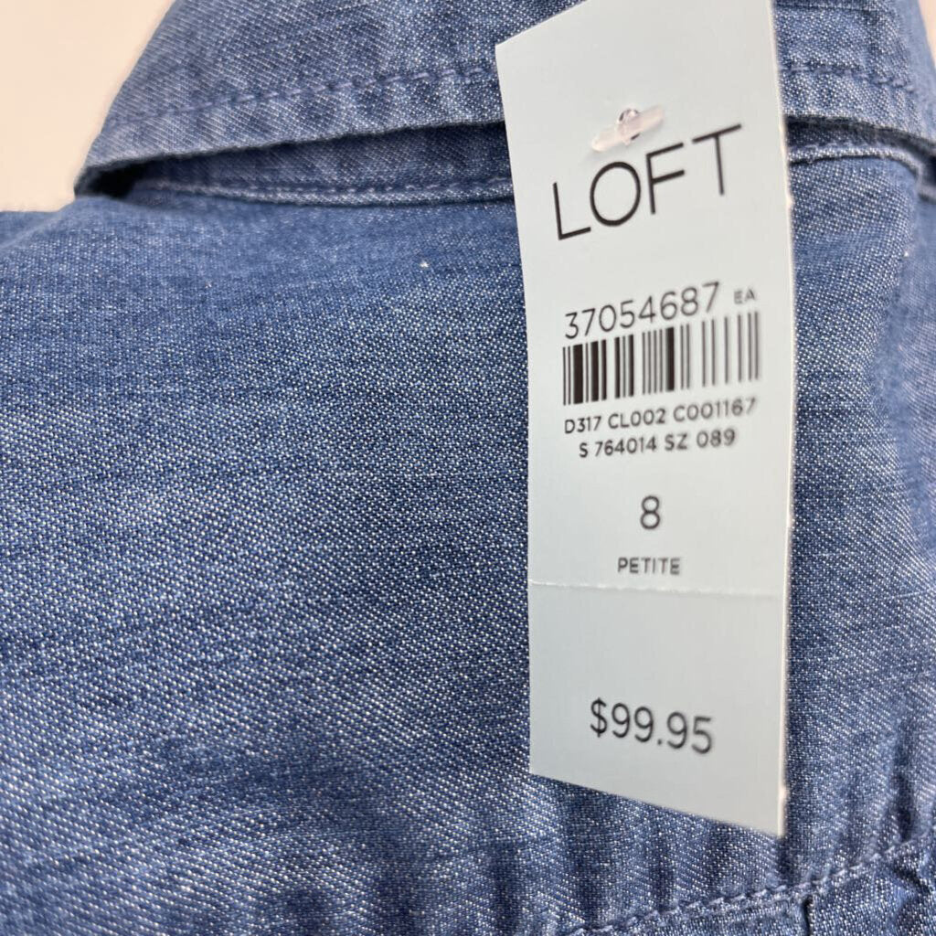 Loft L/S Chambray Dress
