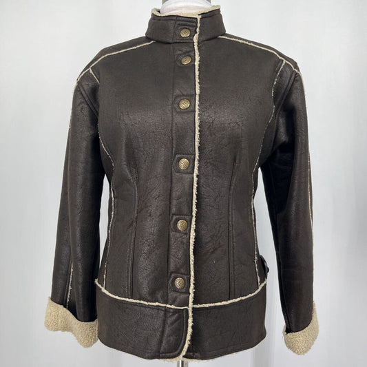Straight Down Faux Suede Jacket