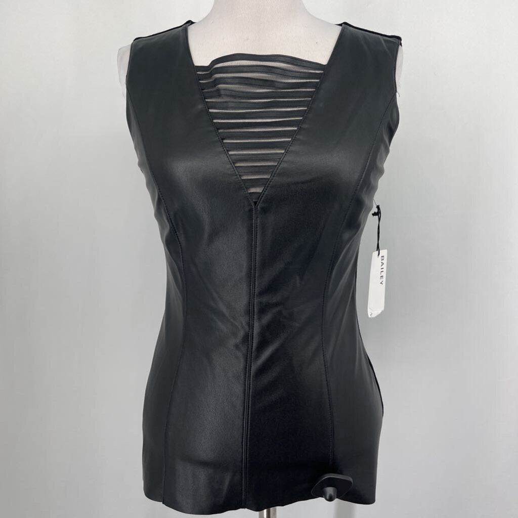 Bailey 44 Faux Leather Shirt