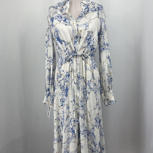 All Saints Linen Blend L/S Dress
