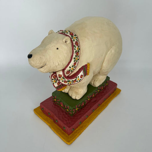 Foreside Polar Bear on Stand