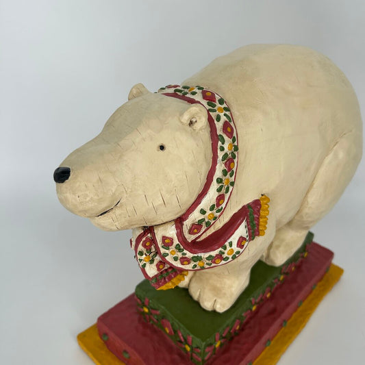 Foreside Polar Bear on Stand