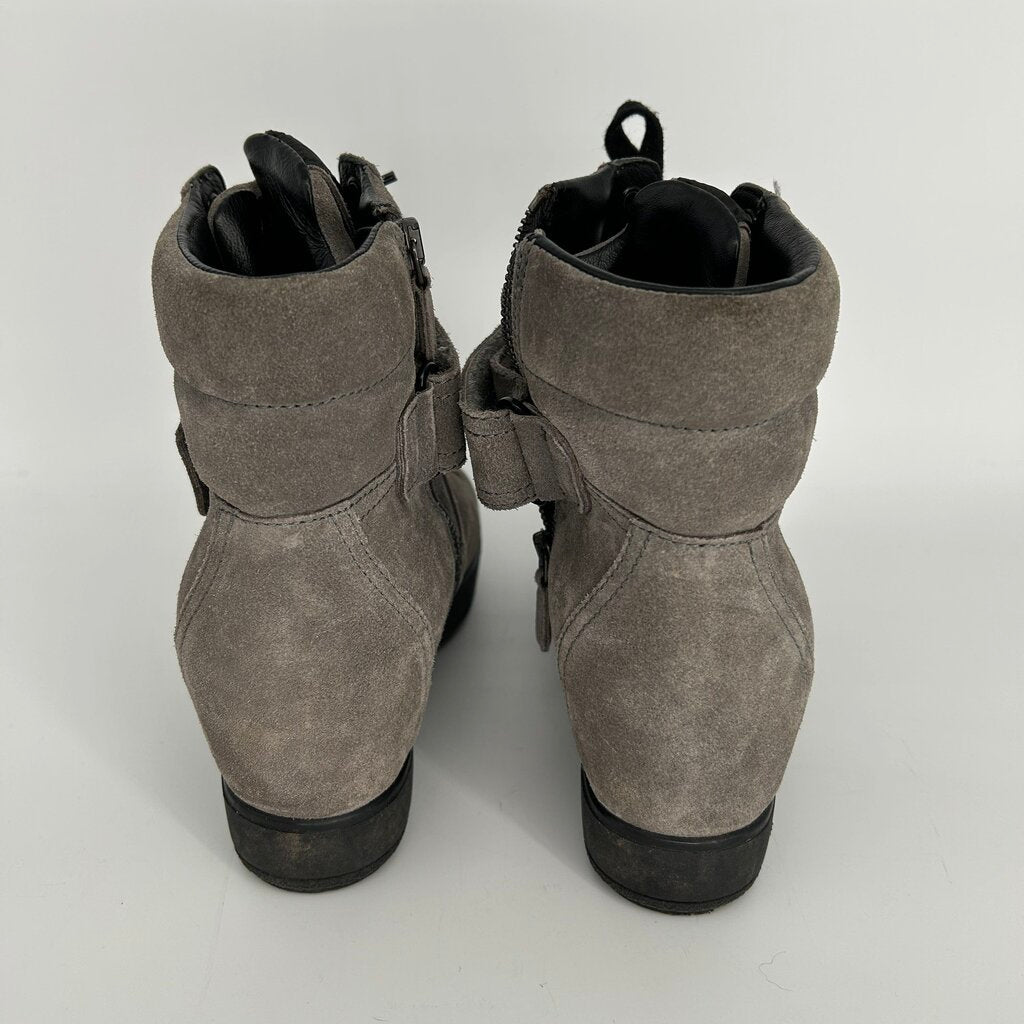 Prada High-Top Wedge Boots