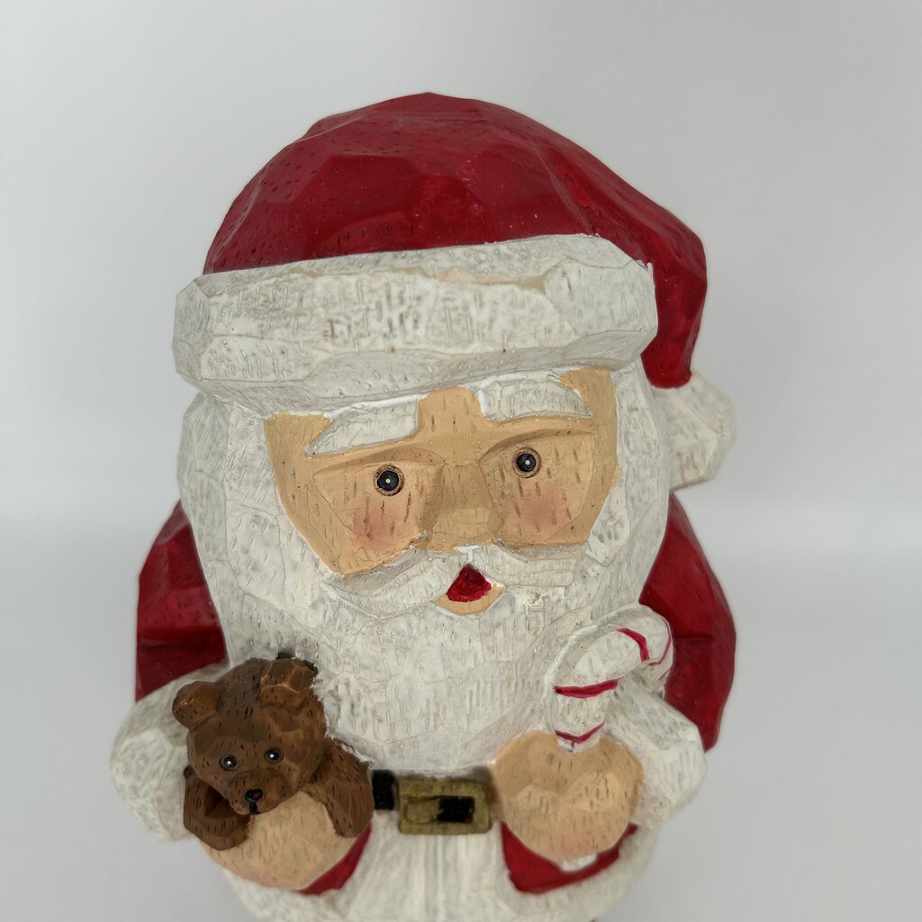 Wooden Carved Santa Claus