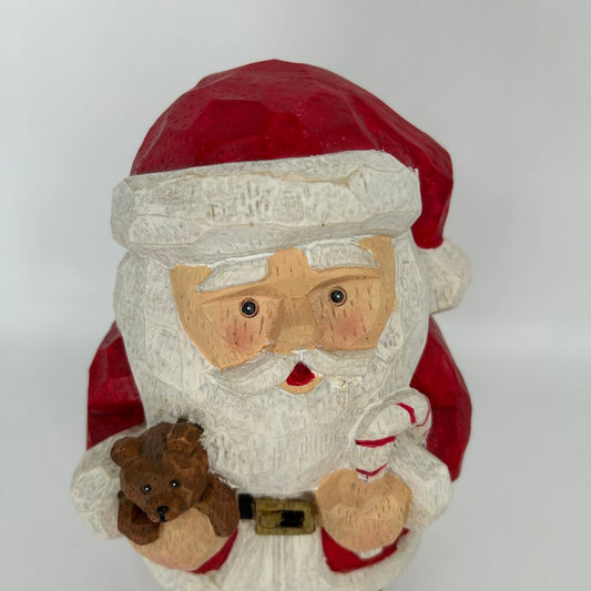 Wooden Carved Santa Claus