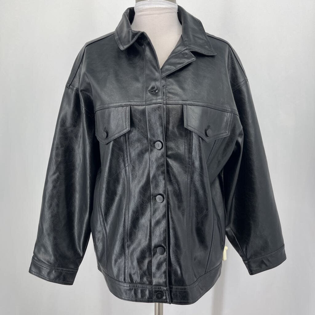 Pilcro Pleather Jacket