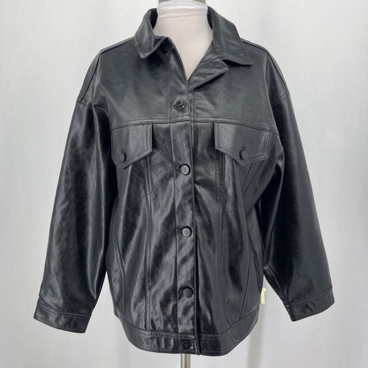 Pilcro Pleather Jacket
