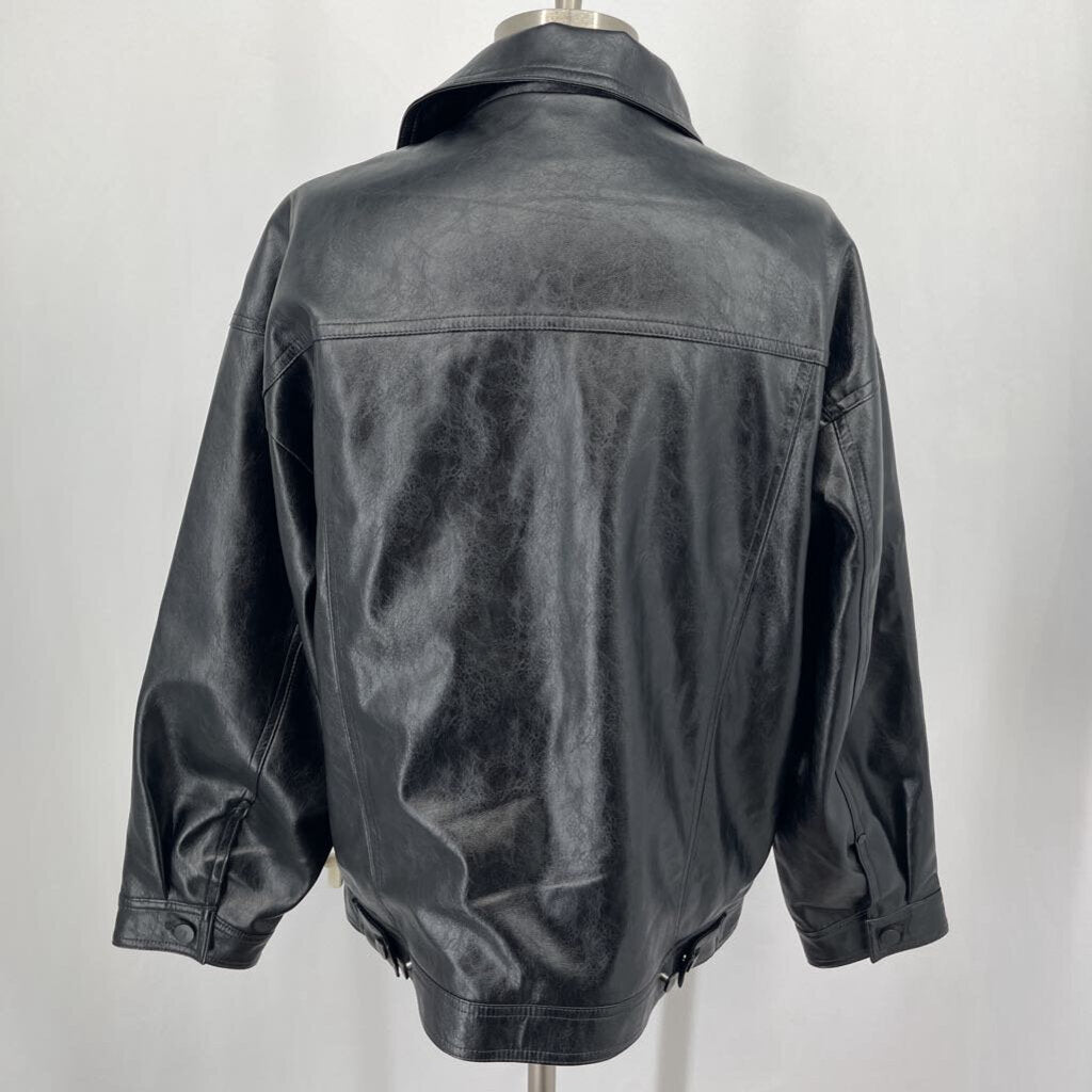 Pilcro Pleather Jacket