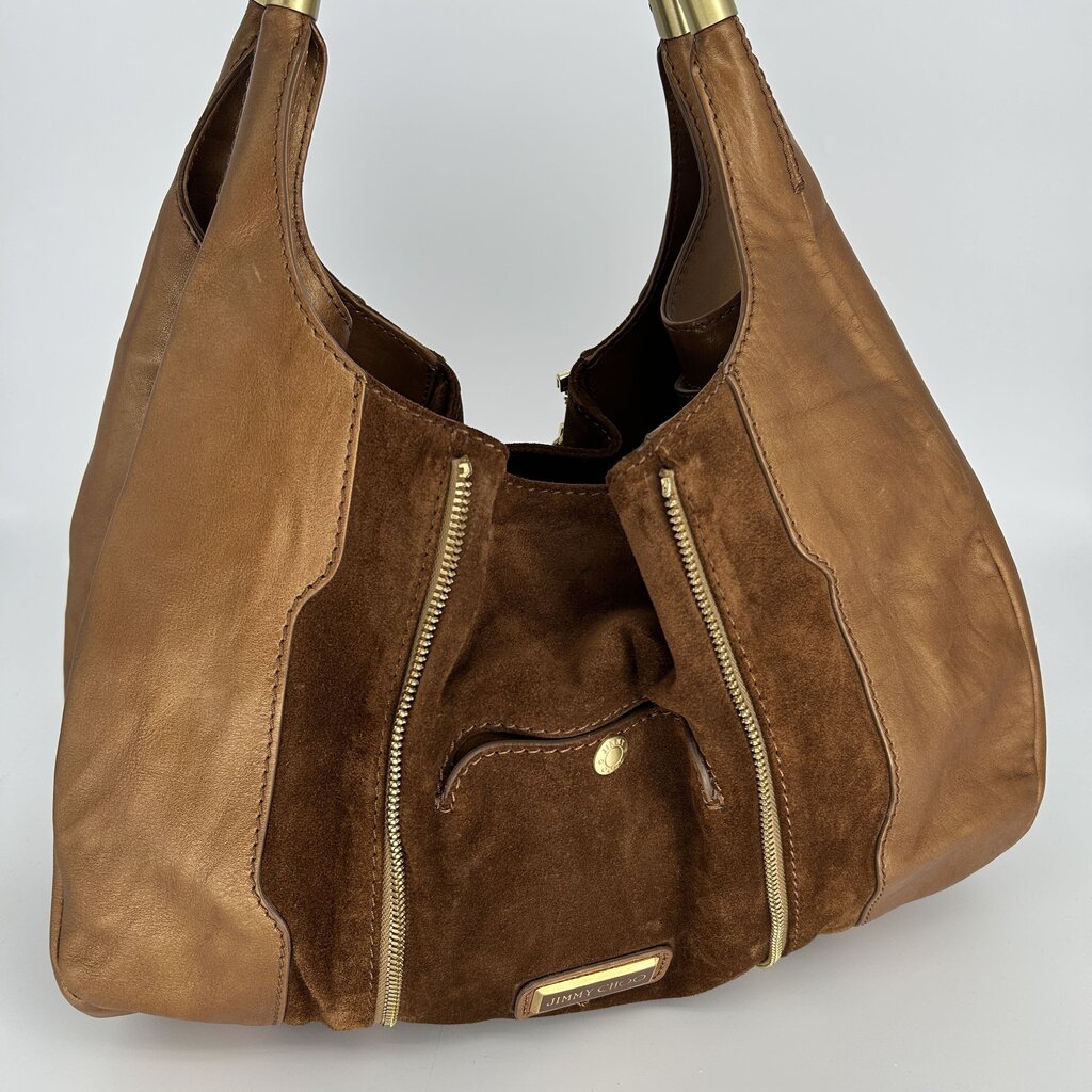 Jimmy Choo Mandah Expandable Hobo Bag