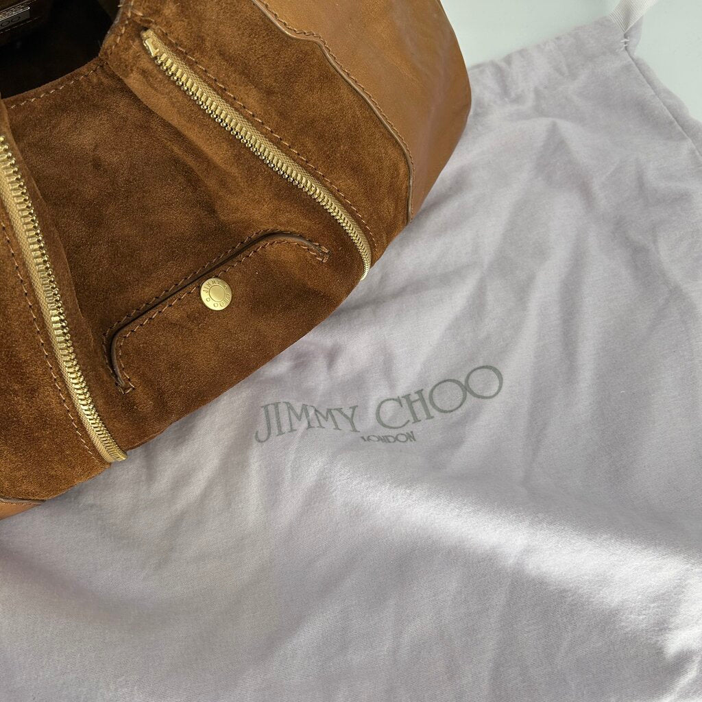 Jimmy Choo Mandah Expandable Hobo Bag