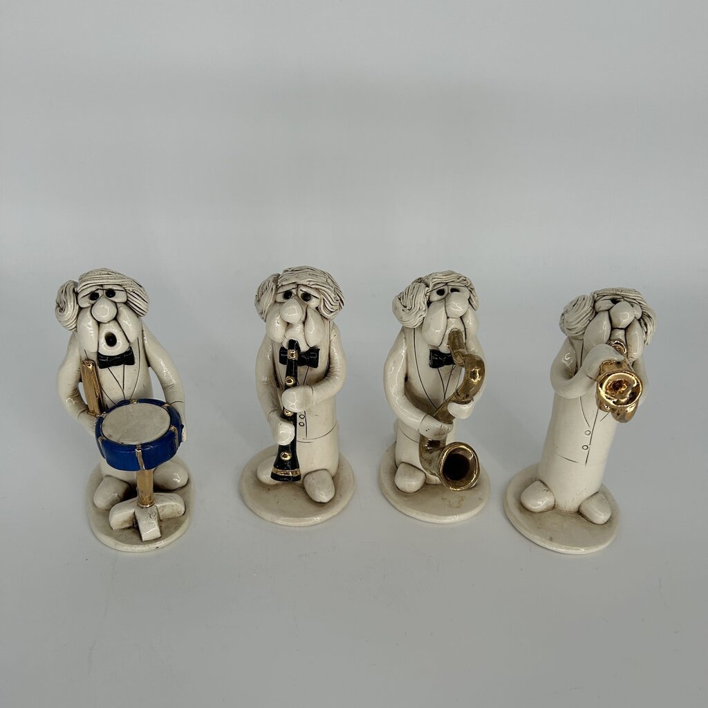 Jazz Musician Whistle Figure Set