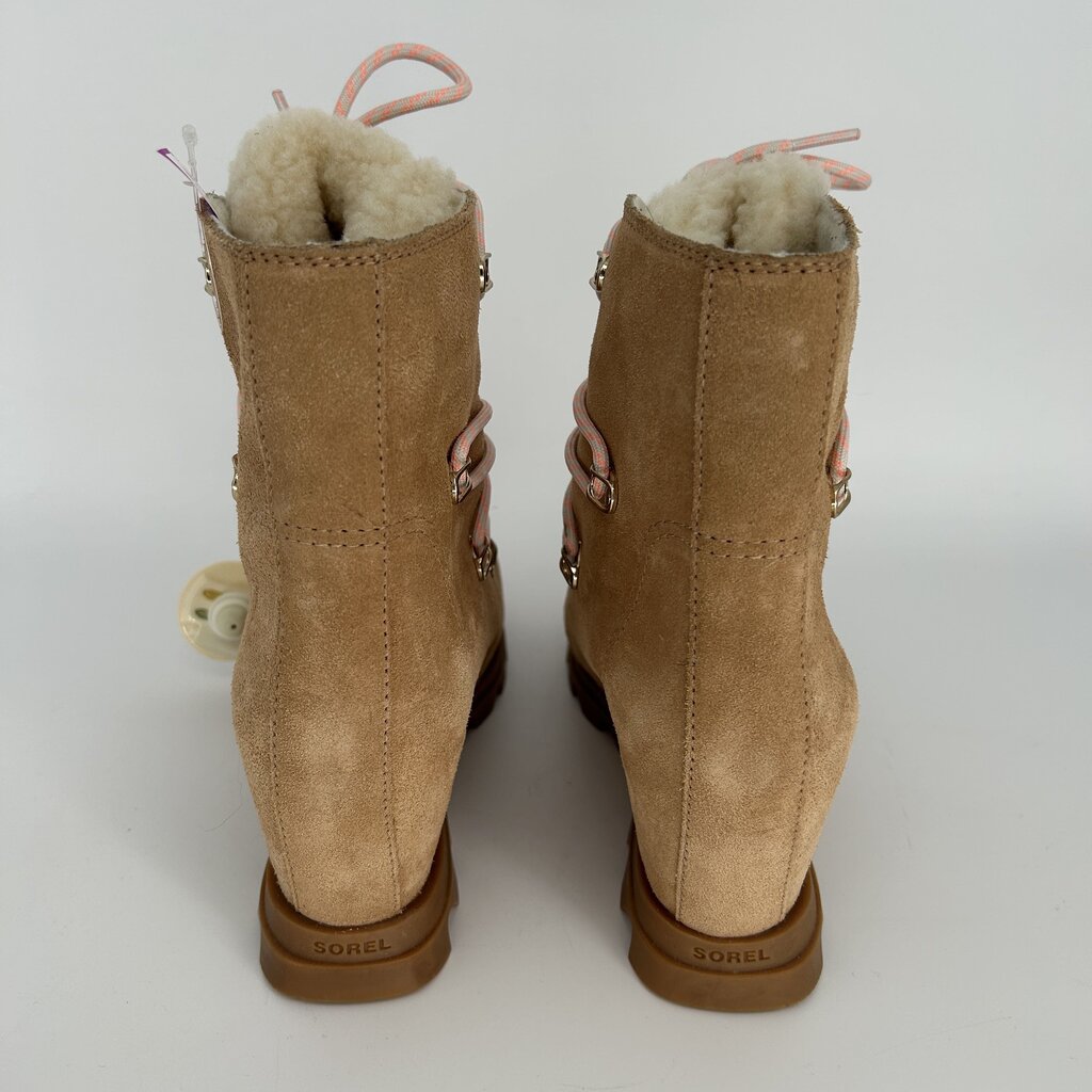 Sorel Suede/Sherpa Wedges