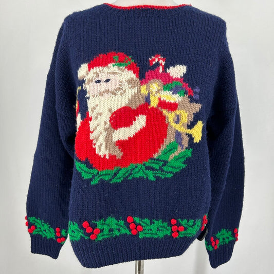 Quissett Cove VTG Santa Sweater