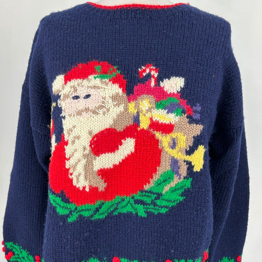 Quissett Cove VTG Santa Sweater