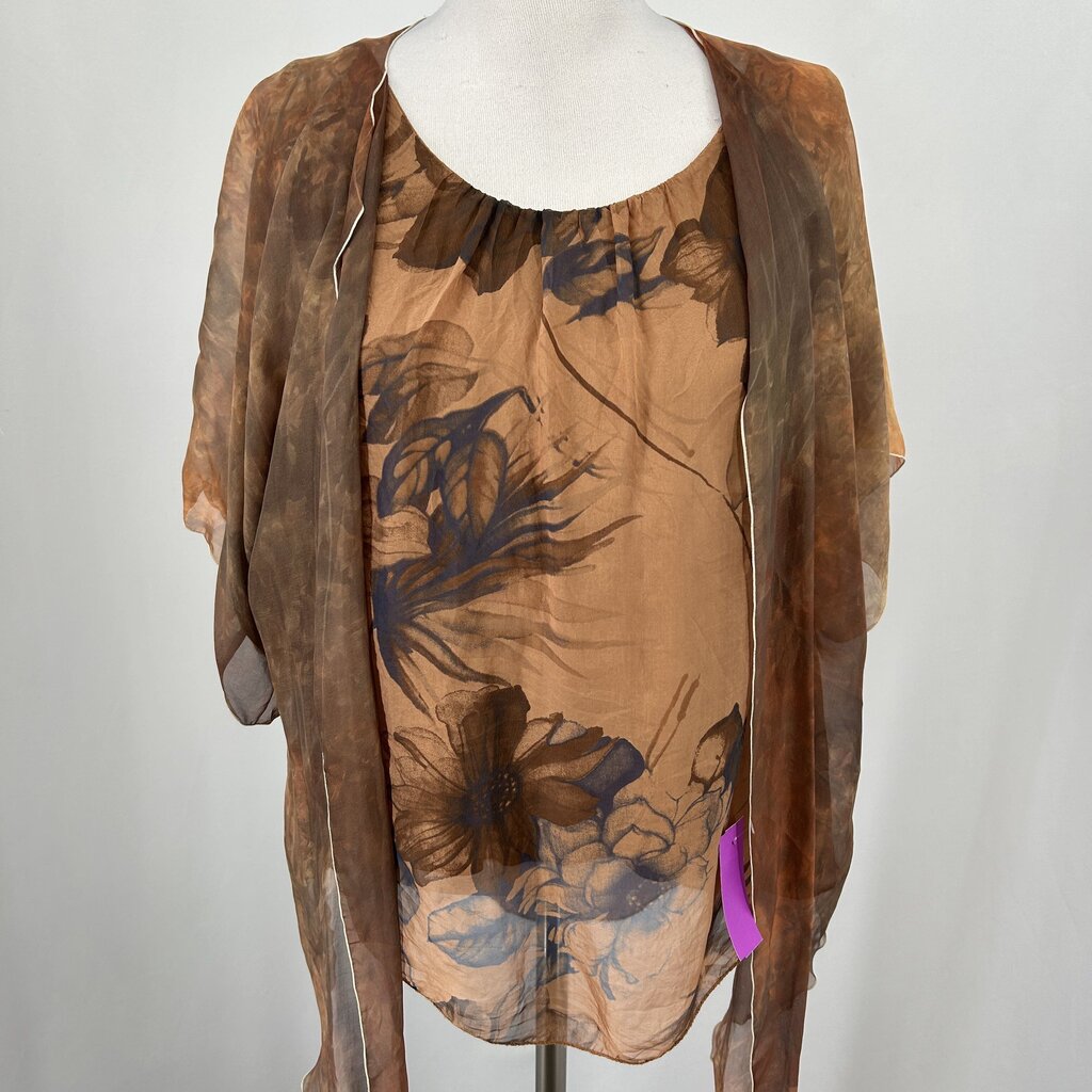 Pura Seta Floral Silk 2-pc Set