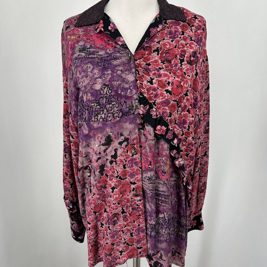 Carole Little L/s Floral Shirt