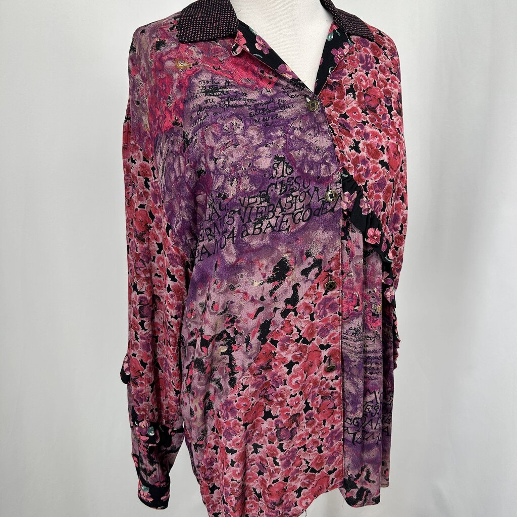 Carole Little L/s Floral Shirt