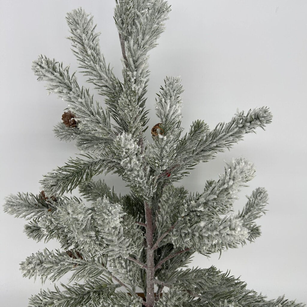 Frosted Mini Tree in Box Stand