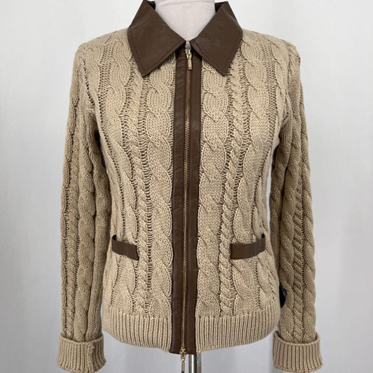 Fate L/s Cable Knit Cardigan