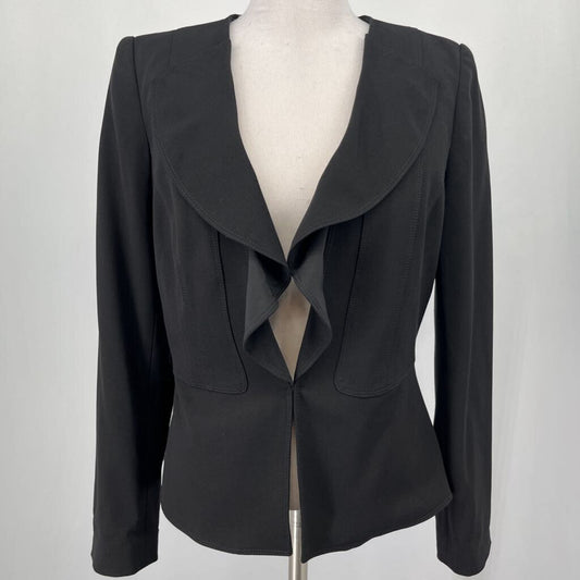 WHBM Ruffled Collar Blazer