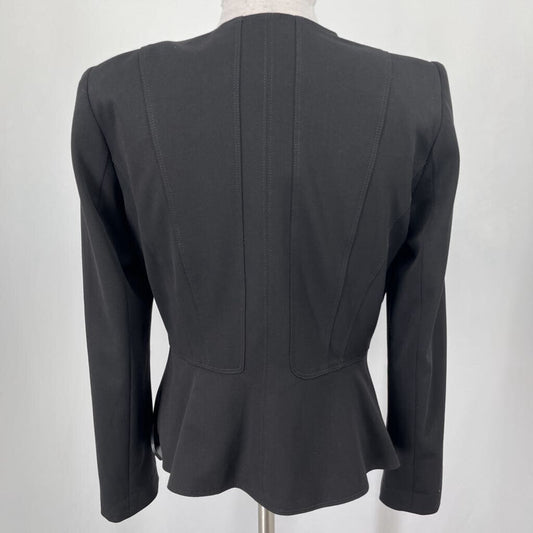 WHBM Ruffled Collar Blazer