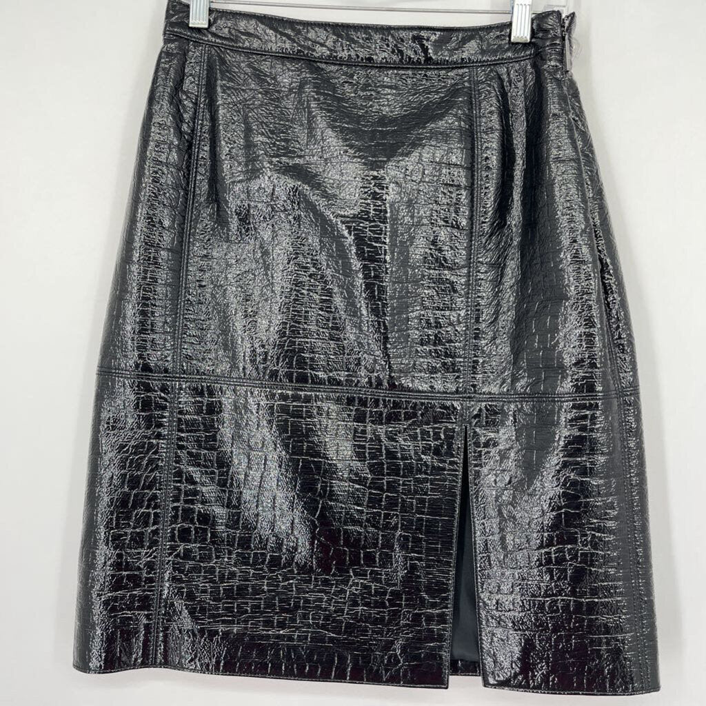 MSGM Faux Leather Mini Skirt