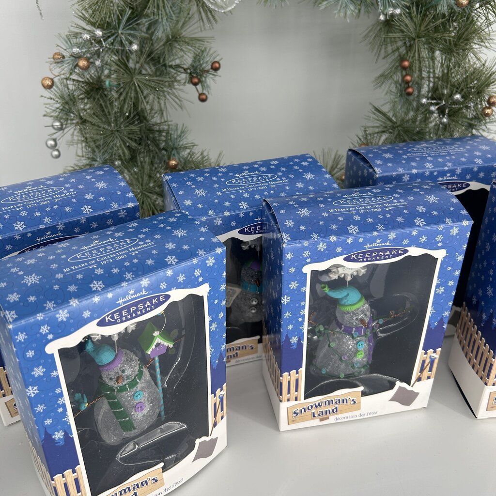 Snowman's Land Orn Set w/ Wreath