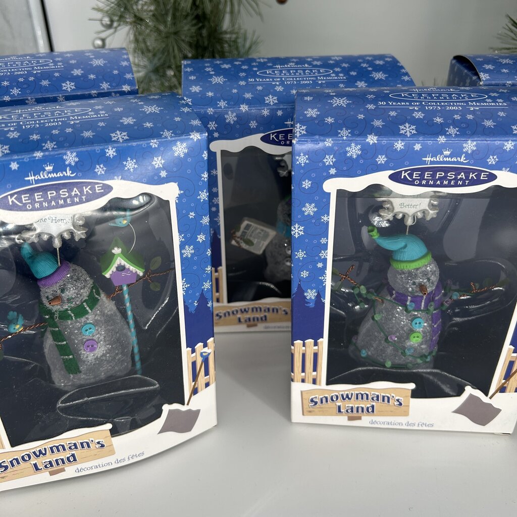 Snowman's Land Orn Set w/ Wreath