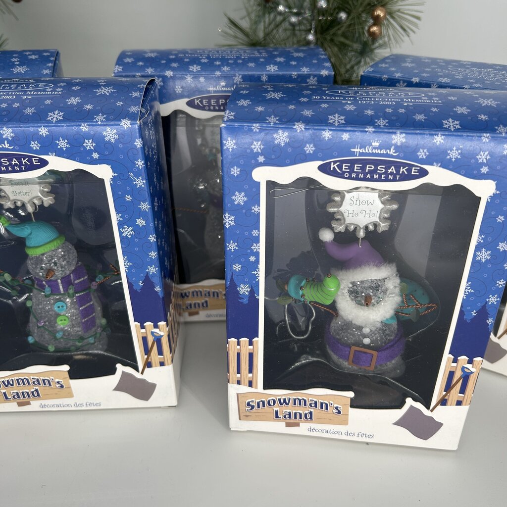 Snowman's Land Orn Set w/ Wreath
