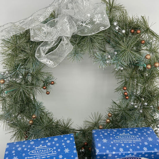 Snowman's Land Orn Set w/ Wreath