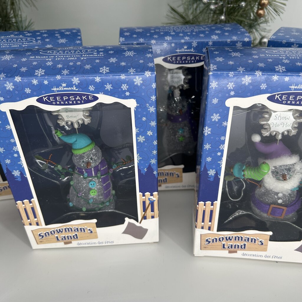 Snowman's Land Orn Set w/ Wreath
