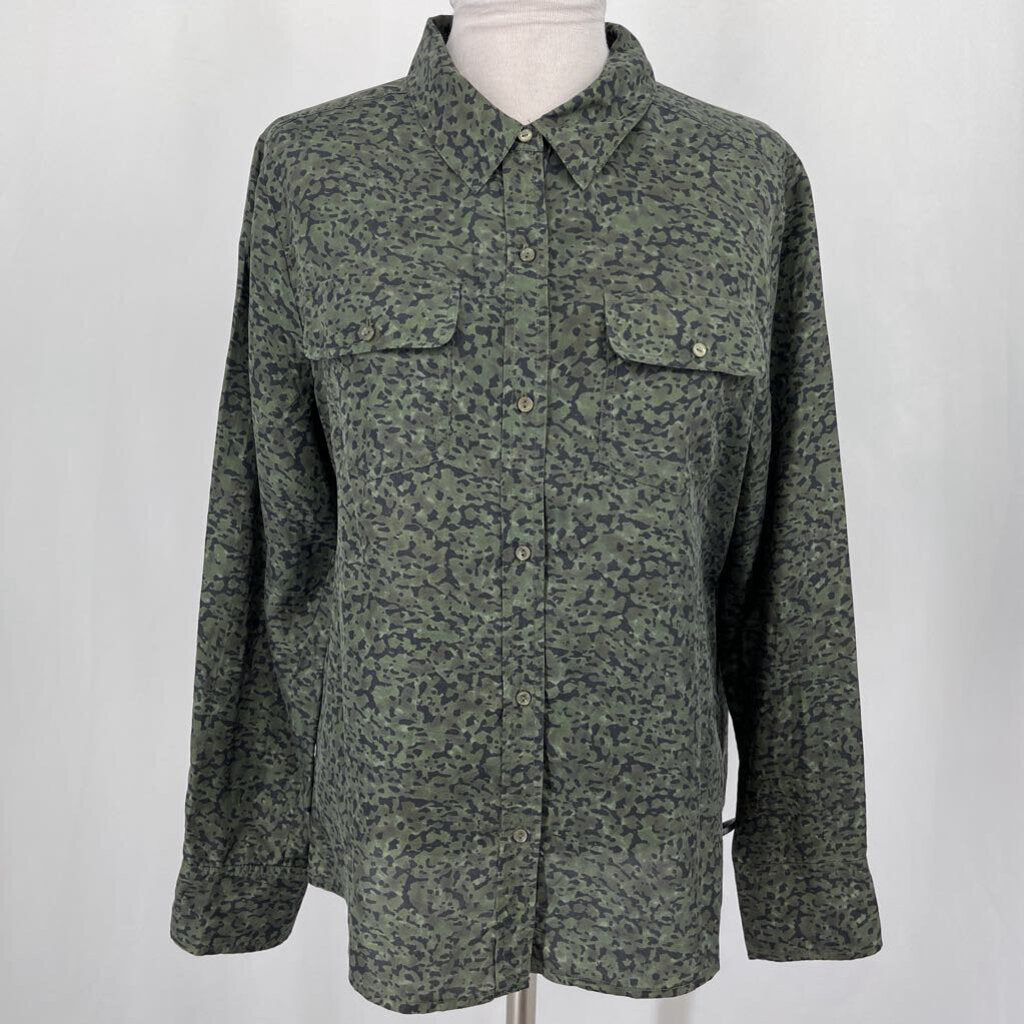 Ecru L/s Silk Blouse