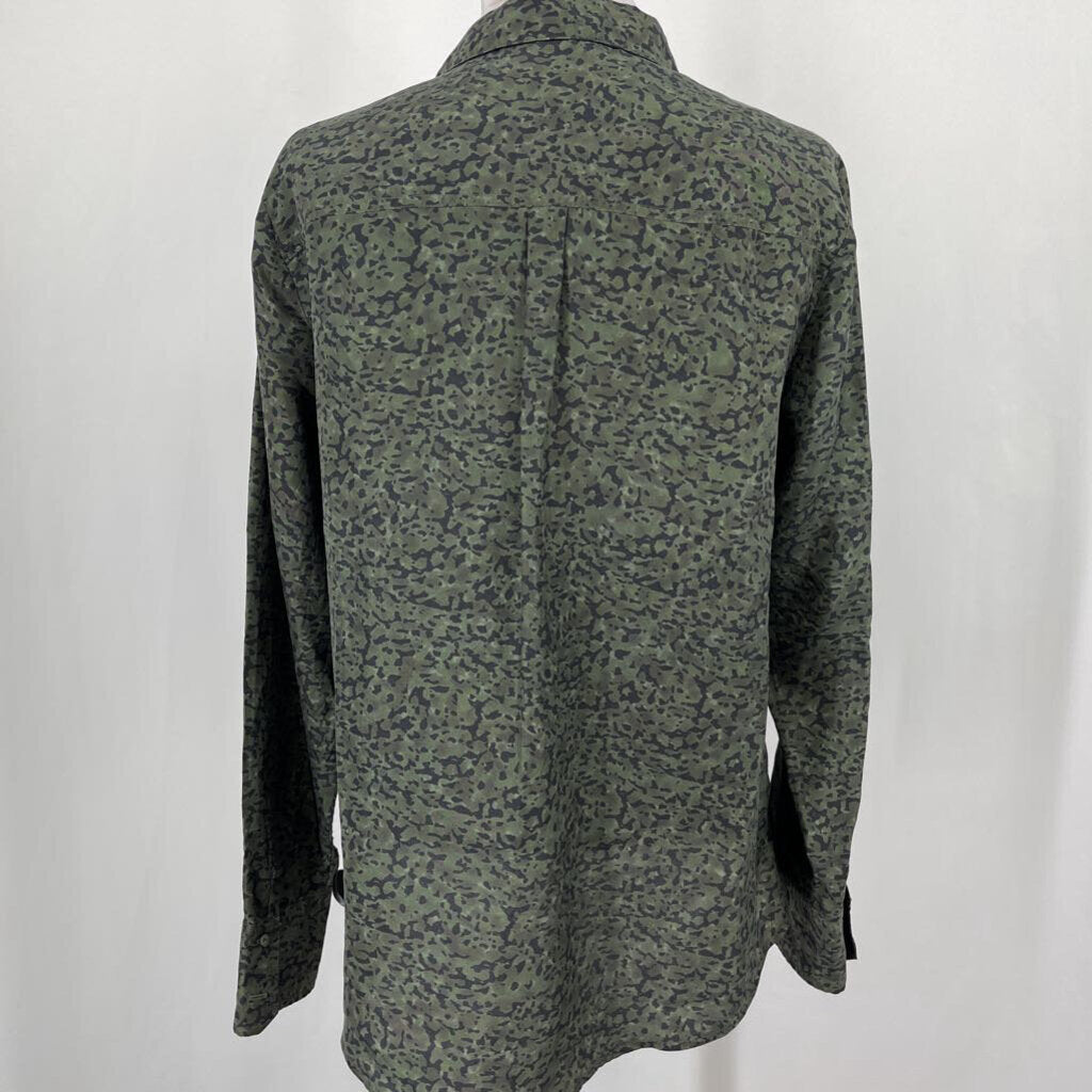 Ecru L/s Silk Blouse