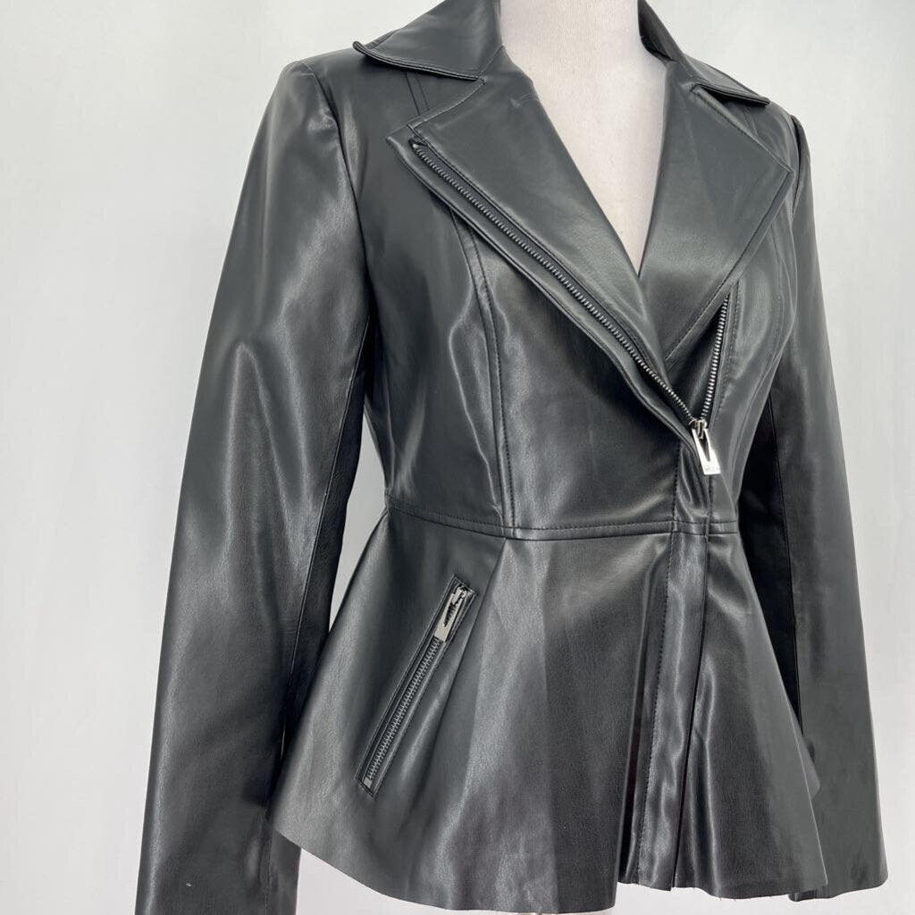 Via Spiga Faux Leather Jacket